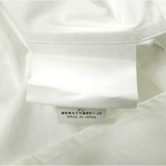 新品 un/unbient アン 日本製 REGULAR COLLAR SHIRTS ブロードクロス レギュラーカラーシャツ UNSH31-1 1 WHITE アンビエント トップス |  | 07