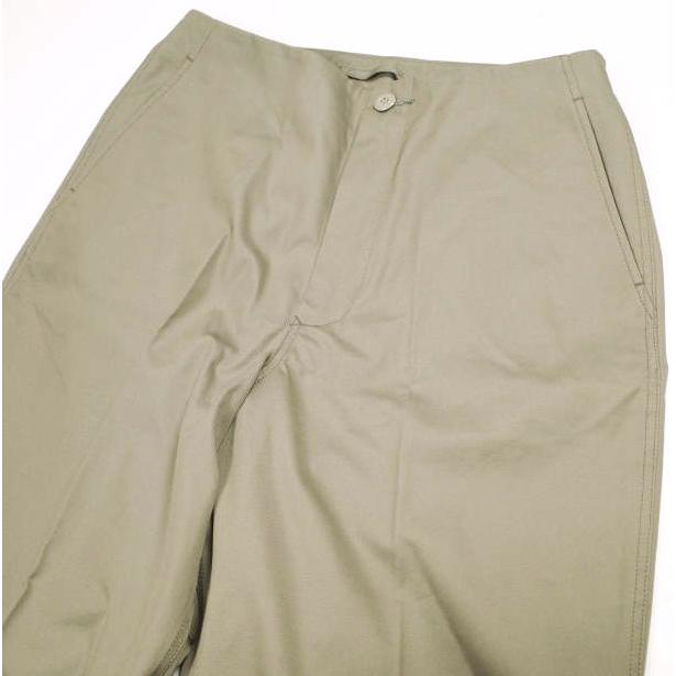 新品 un/unbient アン 日本製 WIDE PULL PANTS コットンポリギャバジン ワイドプルパンツ UNPT57 2 GERMAN BROWN アンビエント ボトムス |  | 02