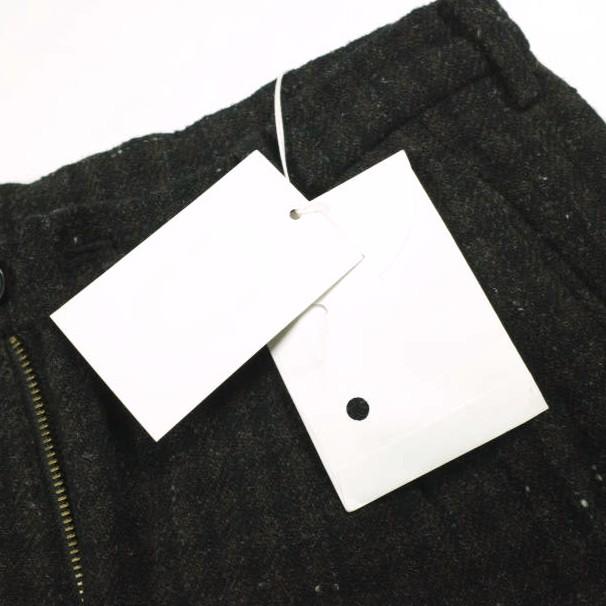 新品 un/unbient アン CLASSIC WOOL TWEED 1TUCK PANTS クラシックウールツイード1タックパンツ UNAP4319 2 Black Brown Check チェック |  | 02