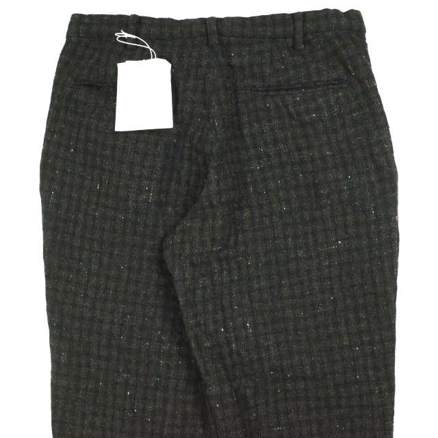 新品 un/unbient アン CLASSIC WOOL TWEED 1TUCK PANTS クラシックウールツイード1タックパンツ UNAP4319 2 Black Brown Check チェック |  | 05