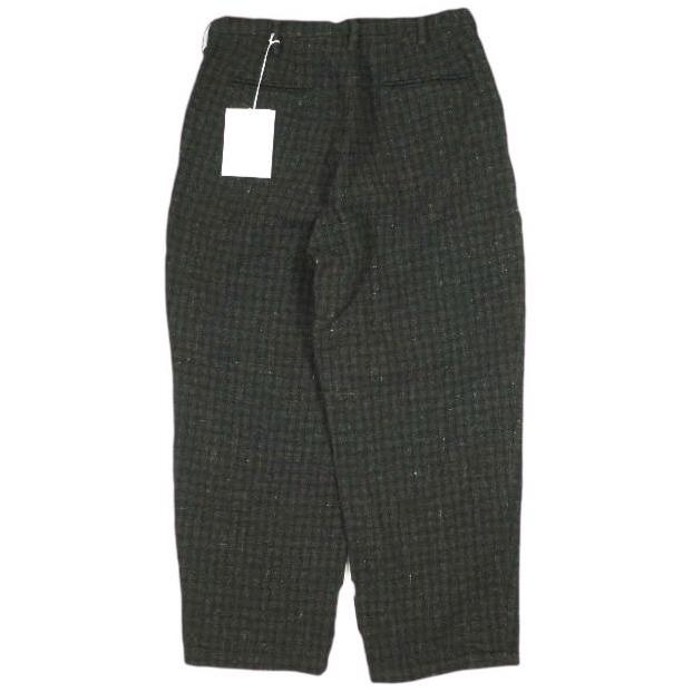 新品 un/unbient アン CLASSIC WOOL TWEED 2TUCK PANTS クラシックウールツイード2タックパンツ UNAP4419 2 Black Brown Check チェック |  | 01
