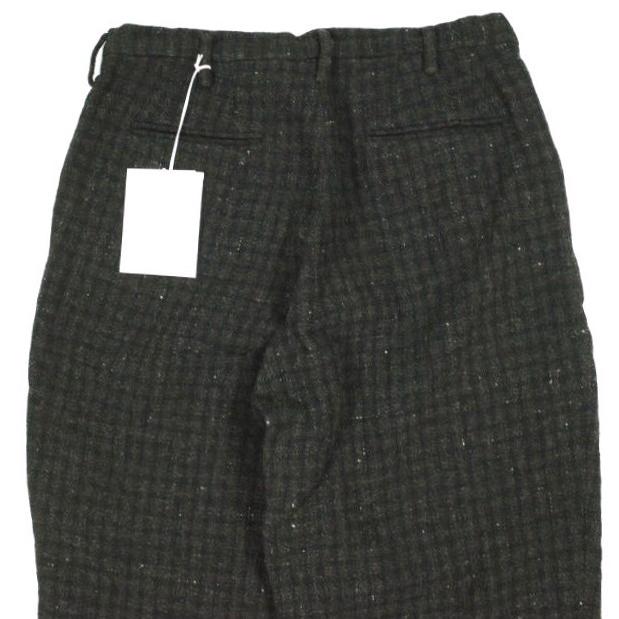 新品 un/unbient アン CLASSIC WOOL TWEED 2TUCK PANTS クラシックウールツイード2タックパンツ UNAP4419 2 Black Brown Check チェック |  | 06