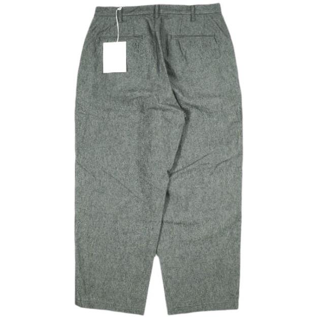 新品 un/unbient アン 2TUCK TROUSERS コットンウールツータックトラウザーズ 3 CHARCOAL アンビエント ワイド バギー パンツ 定価38,500円 |  | 01