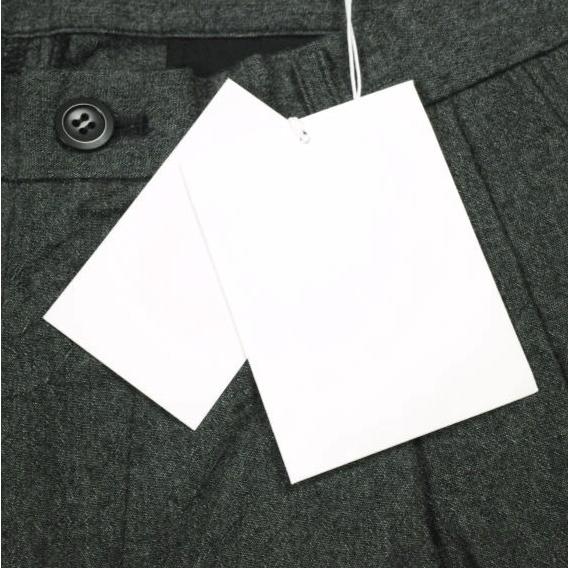 新品 un/unbient アン 2TUCK TROUSERS コットンウールツータックトラウザーズ 3 CHARCOAL アンビエント ワイド バギー パンツ 定価38,500円 |  | 02