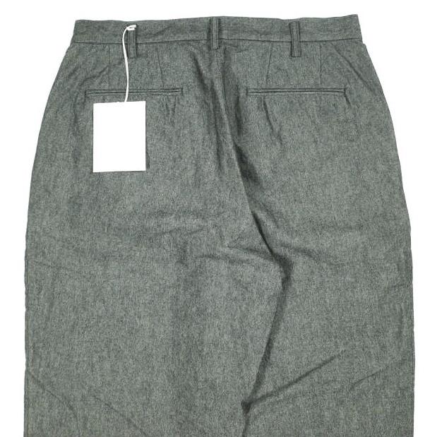 新品 un/unbient アン 2TUCK TROUSERS コットンウールツータックトラウザーズ 3 CHARCOAL アンビエント ワイド バギー パンツ 定価38,500円 |  | 05
