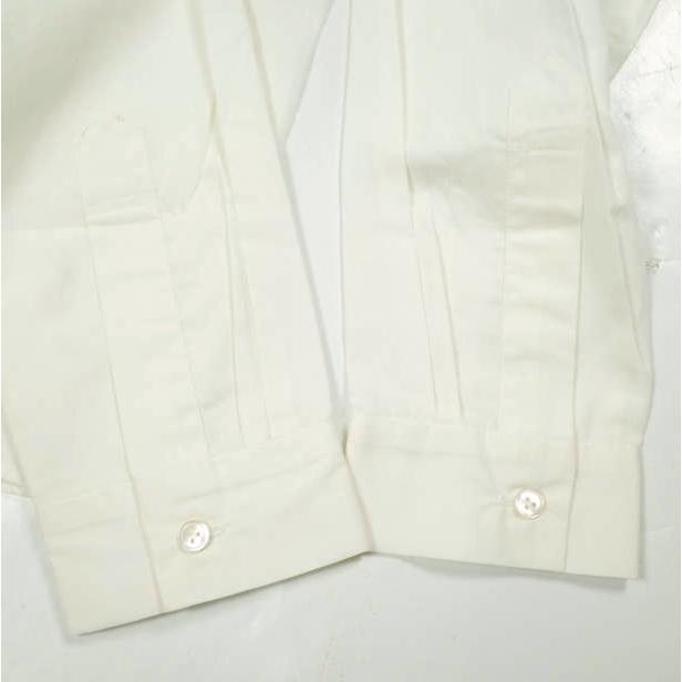 NOBUYUKI MATSUI ノブユキマツイ 日本製 コットンシルク アシンメトリーカラーシャツ 2 IVORY 長袖 トップス g26438 |  | 04