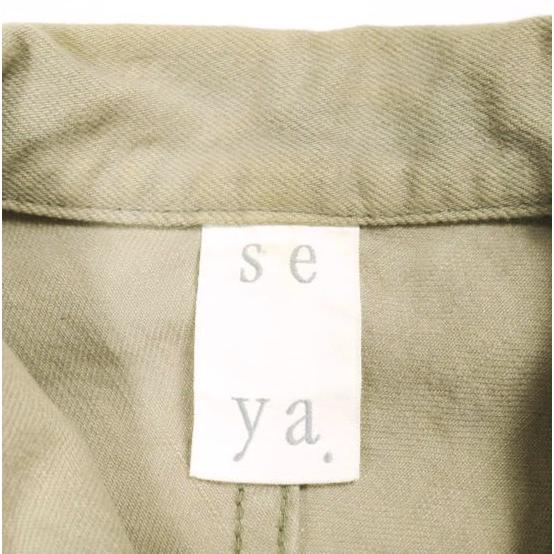 seya. セヤ 23AW 日本製 TOFU DENIM JACKET パウダーデニムジャケット 2 LIME STONE Gジャン Cristaseya アウター g26457 |  | 02