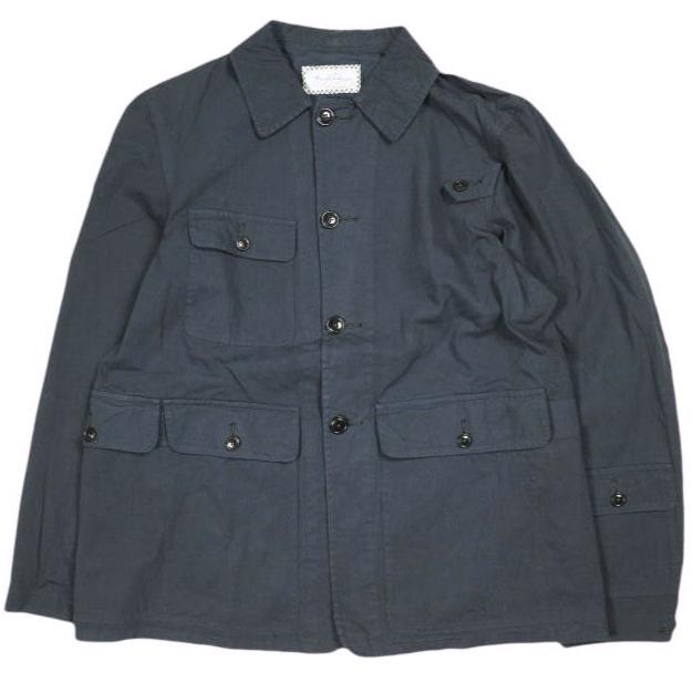 The crooked Tailor ザクルーキットテーラー 日本製 Fishing Jacket コットンツイル フィッシングジャケット 46 Deep Blue アウター g26459 | 