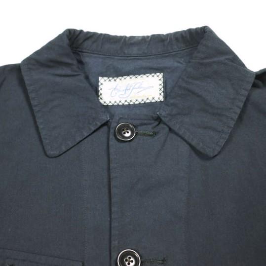The crooked Tailor ザクルーキットテーラー 日本製 Fishing Jacket コットンツイル フィッシングジャケット 46 Deep Blue アウター g26459 |  | 03