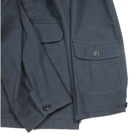 The crooked Tailor ザクルーキットテーラー 日本製 Fishing Jacket コットンツイル フィッシングジャケット 46 Deep Blue アウター g26459 |  | 04