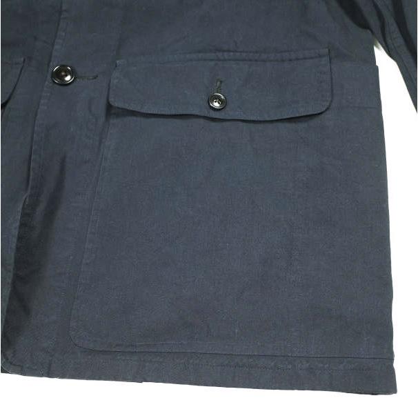 The crooked Tailor ザクルーキットテーラー 日本製 Fishing Jacket コットンツイル フィッシングジャケット 46 Deep Blue アウター g26459 |  | 05