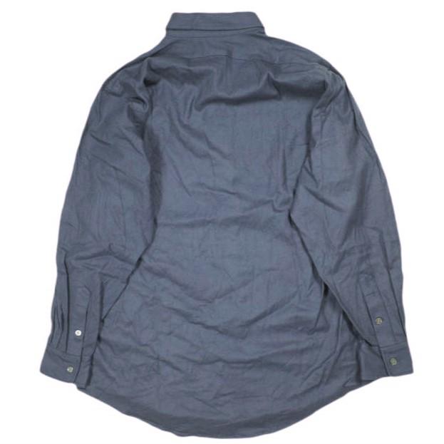un/unbient アン 23AW 日本製 REGULAR COLLAR SHIRTS super140s wool flannel レギュラーカラーシャツ UNSH31 1 FADED BLUE アンビエント |  | 01