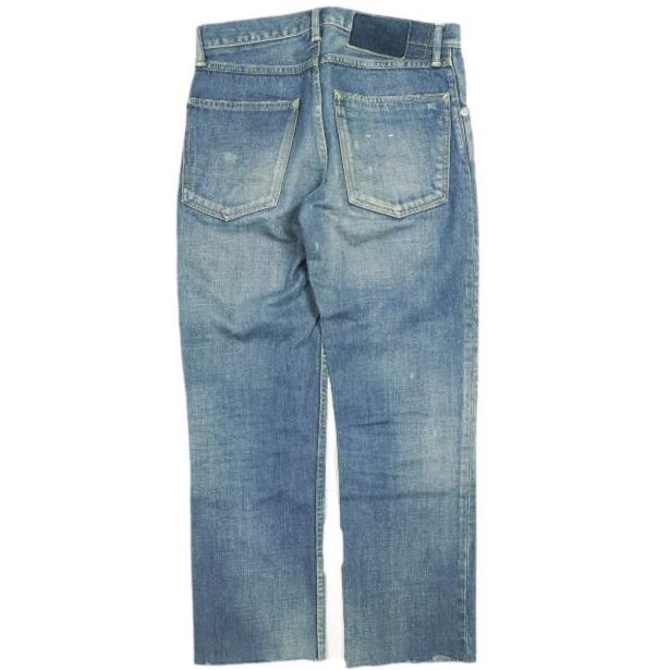 visvim ビズビム 15SS SOCIAL SCULPTURE DENIM 09D5 ソーシャルスカルプチャーデニム スリムテーパード 0115105005015 30 カットオフ |  | 01