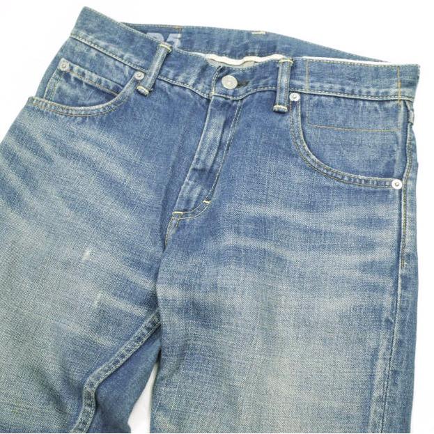 visvim ビズビム 15SS SOCIAL SCULPTURE DENIM 09D5 ソーシャルスカルプチャーデニム スリムテーパード 0115105005015 30 カットオフ |  | 02