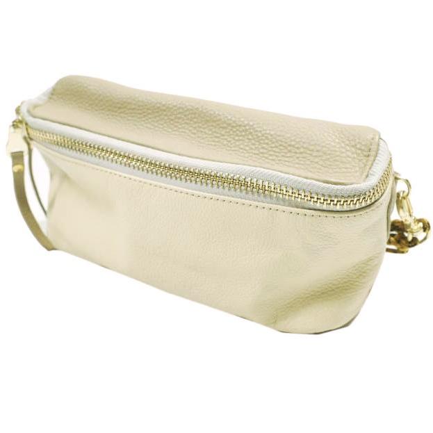 ithelicy イザリシー KIKI スタッズストラップ クラッチバッグ BEIGE ミニポーチ カバン g26476 |  | 02