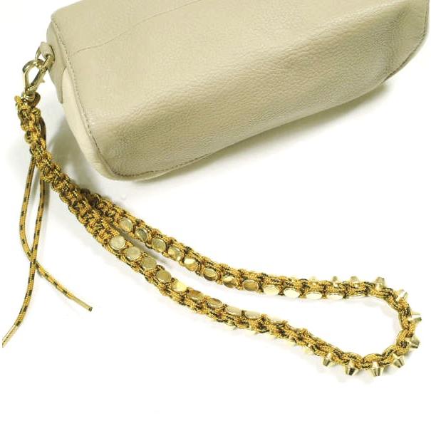 ithelicy イザリシー KIKI スタッズストラップ クラッチバッグ BEIGE ミニポーチ カバン g26476 |  | 05