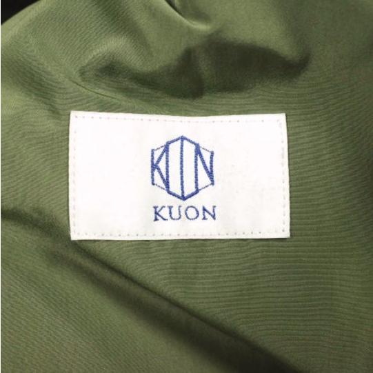 KUON クオン 日本製 裂き織りコーチジャケット SAKIORI COACH JACKET 1802J02＃B L OLIVE 襤褸 BORO 久遠 アウター g26480 |  | 05