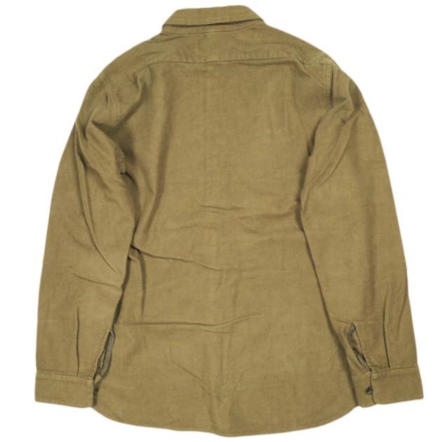 un/unbient アン BRITISH MOLESKIN REGULAR COLLAR SHIRTS ブリティッシュモールスキン レギュラーカラーシャツ UFASH0117 3 Camel Brown |  | 01