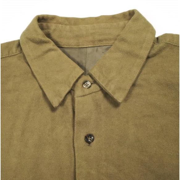 un/unbient アン BRITISH MOLESKIN REGULAR COLLAR SHIRTS ブリティッシュモールスキン レギュラーカラーシャツ UFASH0117 3 Camel Brown |  | 02