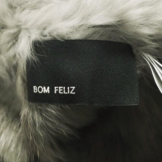 BOM FELIZ ボンフェリース ラビットファー ムートンポンチョ 2932823 Free GRAY アウター g26509 |  | 02