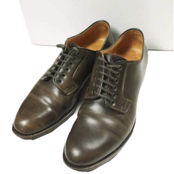 F.LLI Giacometti フラテッリジャコメッティ コードバンダービーシューズ FG364 41(26cm) T.MORO プレーントゥ 革靴 定価187,000円 | 