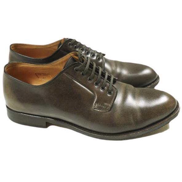 極美品 F.LLI Giacometti 革靴 プレーントゥ ダービーシューズ F.LLI Giacometti フラテッリジャコメッティ コードバンダービー