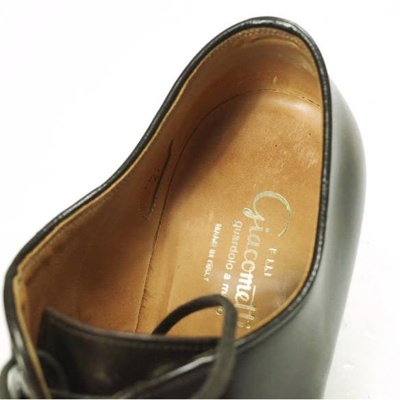 F.LLI Giacometti フラテッリジャコメッティ コードバンダービーシューズ FG364 41(26cm) T.MORO プレーントゥ 革靴 定価187,000円 |  | 06