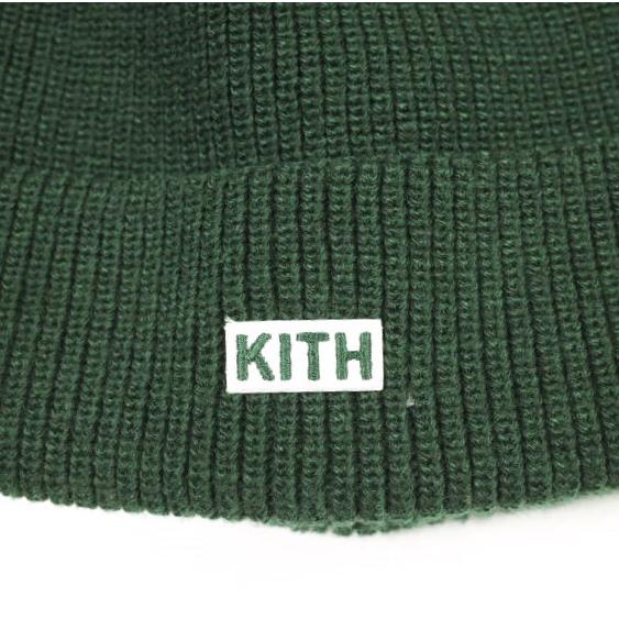 KITH NYC キス 23AW Classic Beanie クラシックビーニー Chronicle グリーン KITH＆KIN ボックスロゴ ニットキャップ ニット帽 |  | 03