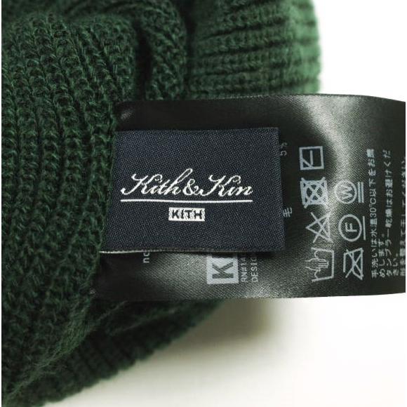 KITH NYC キス 23AW Classic Beanie クラシックビーニー Chronicle グリーン KITH＆KIN ボックスロゴ ニットキャップ ニット帽 |  | 07