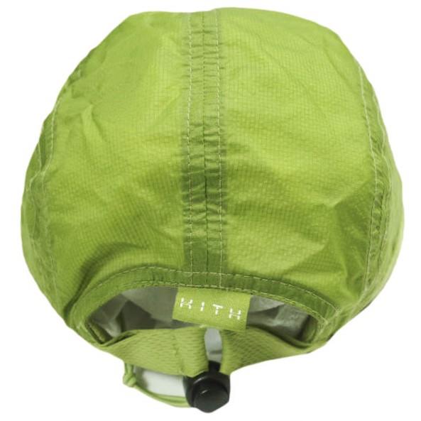 KITH NYC キス 25SS Ripstop Collapsible Griffey Camper Cap リップストップナイロン ジェットキャップ Green 5パネル キャップキャップ |  | 01
