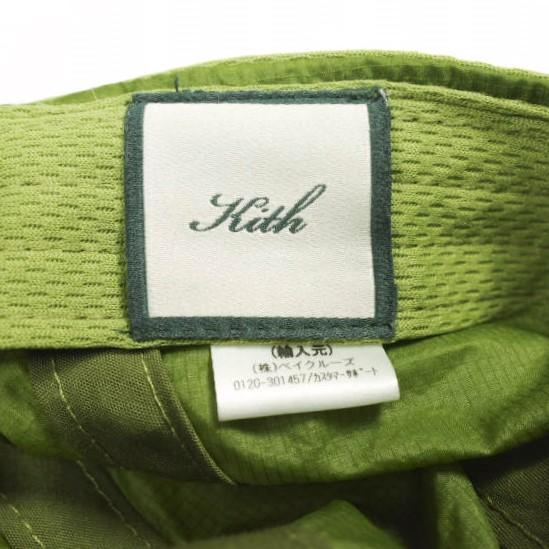 KITH NYC キス 25SS Ripstop Collapsible Griffey Camper Cap リップストップナイロン ジェットキャップ Green 5パネル キャップキャップ |  | 08