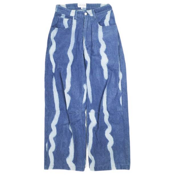 SUKU HOME スクホーム 25SS WIDE LEG DENIM PANT DUNE NO.29 ワイドデニムパンツ XS Indigo ジップフライ ジーンズ CITYSHOP ボトムス | 