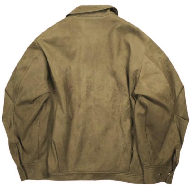 CITYSHOP シティショップ 25SS FAUX SUEDE VOLUME BLOUSON フェイクスエードボリュームブルゾン 25011042848010 BROWN レザージャケット |  | 01