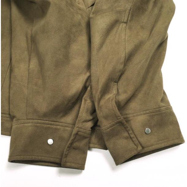 CITYSHOP シティショップ 25SS FAUX SUEDE VOLUME BLOUSON フェイクスエードボリュームブルゾン 25011042848010 BROWN レザージャケット |  | 06