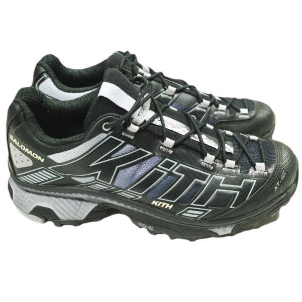 KITH NYC x SALOMON キスニューヨークシティ サロモン 26SS 別注 XT-4K L45450800 US8.5(26.5cm) Black/Alloy/Blue Fog スニーカー |  | 02