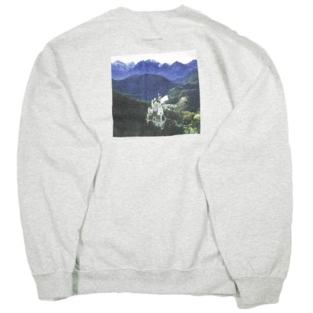 新品 CABARET POVAL キャバレーポヴァール 25AW Schloss Crewneck Blur 8.0oz 裏起毛 クルーネックスウェット 25AW-PVA-SW05 XL Ash | 