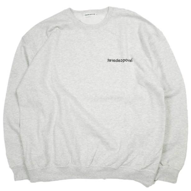 新品 CABARET POVAL キャバレーポヴァール 25AW Schloss Crewneck Blur 8.0oz 裏起毛 クルーネックスウェット 25AW-PVA-SW05 XL Ash |  | 01