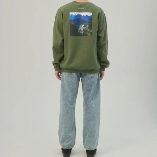 新品 CABARET POVAL キャバレーポヴァール 25AW Schloss Crewneck Blur 8.0oz 裏起毛 クルーネックスウェット 25AW-PVA-SW05 XL Ash |  | 02