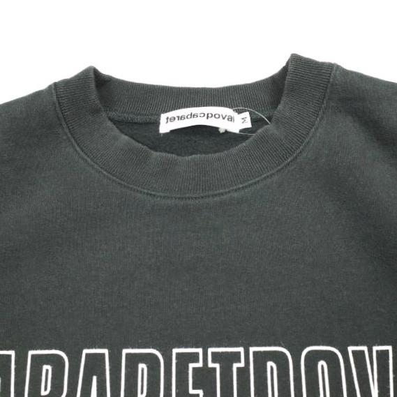 新品 CABARET POVAL キャバレーポヴァール 26SS Frost Fade PH Logo Crewneck 裏起毛 ロゴクルーネックスウェット 26SS-PVA-SW01 M BLACK