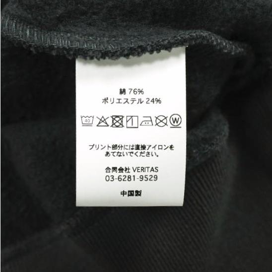 新品 CABARET POVAL キャバレーポヴァール 26SS Frost Fade PH Logo Crewneck 裏起毛 ロゴクルーネックスウェット 26SS-PVA-SW01 M BLACK
