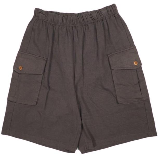 新品 wonderland ワンダーランド 25SS Cargo Short Pants ヘヴィー天竺 カーゴショートパンツ WL25SS-PT01 L RAISIN イージー ショーツ | 