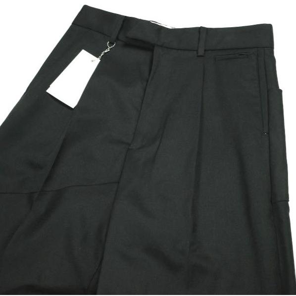 新品 FAF FAKE AS FLOWERS フェイクアスフラワーズ 25AW Switching Slacks ウールギャバジン スイッチングスラックス 3341405 1 BLACK |  | 04
