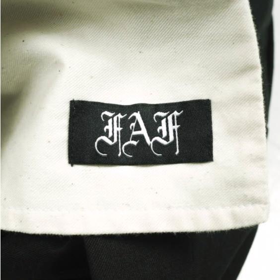 新品 FAF FAKE AS FLOWERS フェイクアスフラワーズ 25AW Switching Slacks ウールギャバジン スイッチングスラックス 3341405 1 BLACK |  | 08