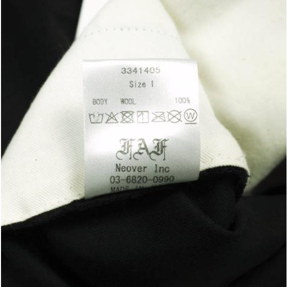 新品 FAF FAKE AS FLOWERS フェイクアスフラワーズ 25AW Switching Slacks ウールギャバジン スイッチングスラックス 3341405 1 BLACK |  | 09