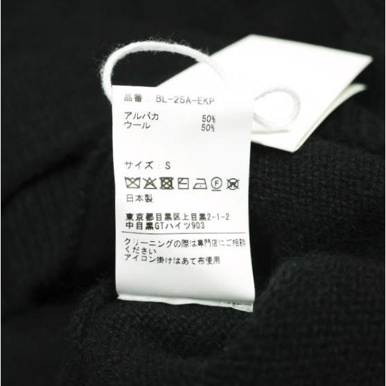 新品 Blanc YM ブランワイエム 25AW 日本製 ALPACA ENSEMBLE KINT PULLOVER アルパカアンサンブルニットプルオーバー BL-25A-AEKP S BLACK |  | 08