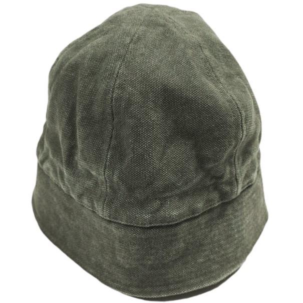 IMA:ZINE イマジン 日本製 A/T HAT ウォッシュ加工 ダックキャンバス バケットハット ONE SIZE BLACK 帽子 g26565 | 