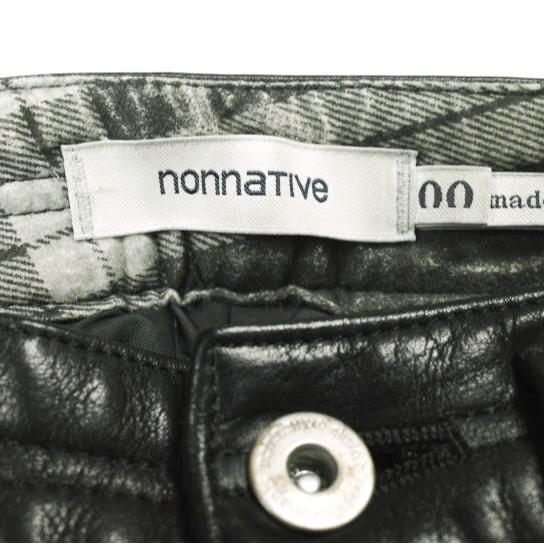 nonnative ノンネイティブ 日本製 DWELLER 5P JEANS COW LEATHER カウレザーパンツ NN-P2808 00 BLACK ボトムス g26566 |  | 03
