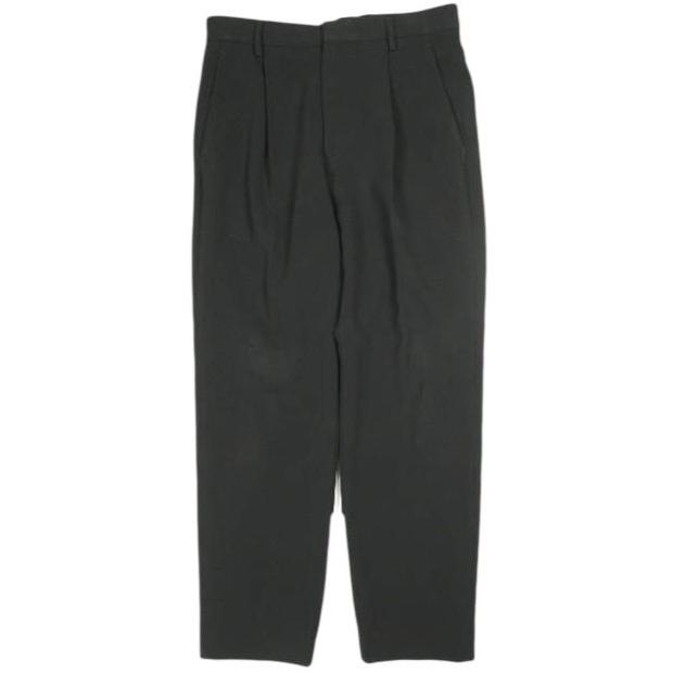 H BEAUTY＆YOUTH エイチ ビューティーアンドユース DOUBLE CLOTH TAPERED PANTS ダブルクロステーパードパンツ 1214-177-7524 S BLACK | 