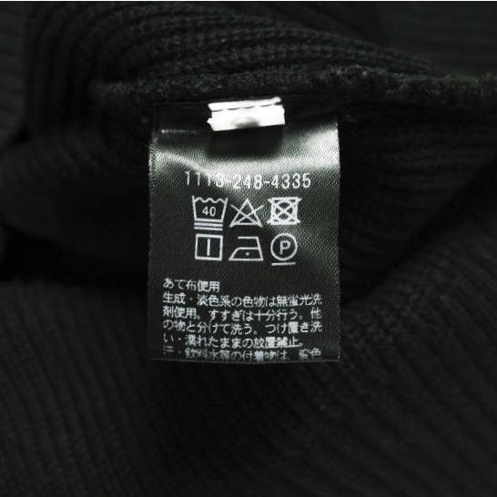 UNITED ARROWS ユナイテッドアローズ 日本製 UASB コットンアクリル クルーネックニット 1113-248-4335 M BLACK セーター トップス g26570 |  | 07