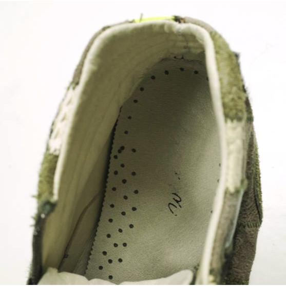WHITE FLAGS ホワイトフラッグス Woodrow Olive Degicamo Patchwork ウッドロウ パッチワークサイドジップミドルカットスニーカー 28cm |  | 07